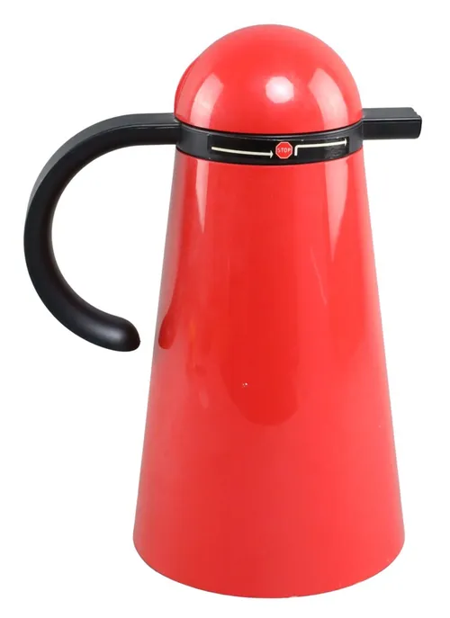 Red & Black Tapered Pitcher Thermos