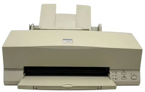 Vintage Cream Computer Printer