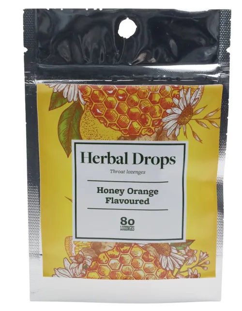 Generic Throat Lozenge Honey Orange Pack