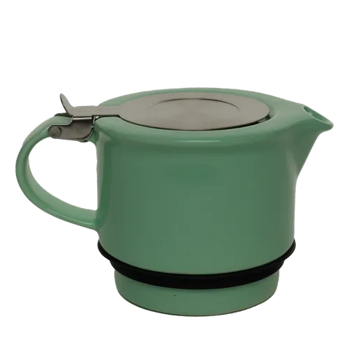 Pale Pastel Green Ceramic Teapot