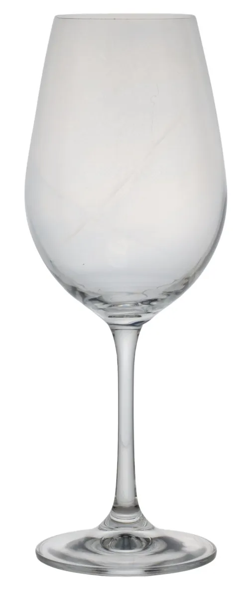 Clear Stemmed Wine Glass