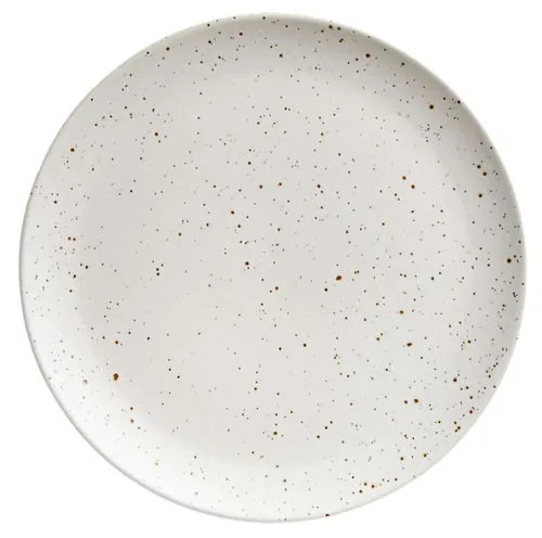 Light Speckled Dinner Plate