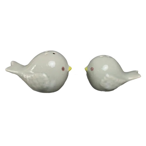 Cartoon Chickadee Bird Salt & Pepper Shaker Set