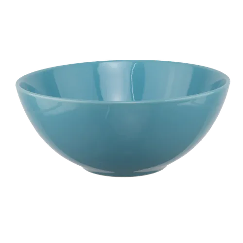Cyan Blue Cereal Bowl