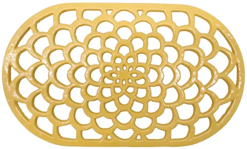 Yellow Extra Large Cast Iron Trivet