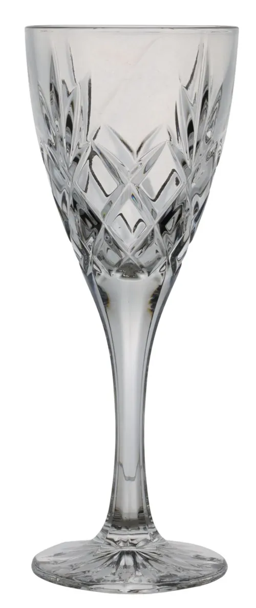 Cut Crystal Wine Glass