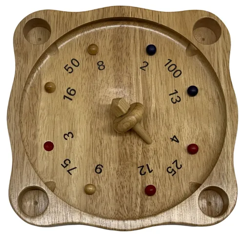 Wood Tyrolean Roulette Game Board