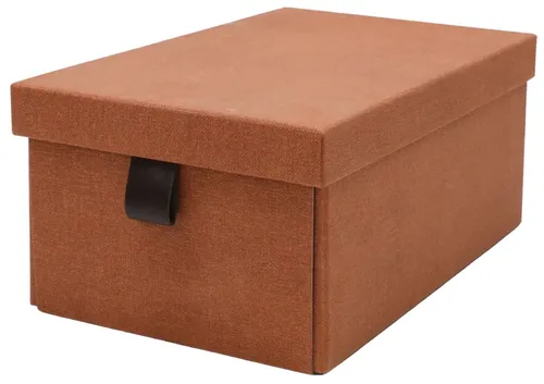 Burnt Orange Document Storage Box