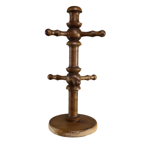 Dark Wood Mug Tree