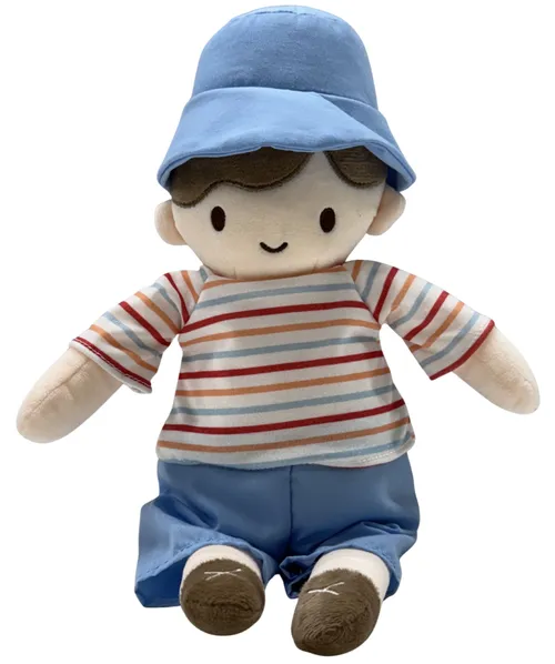 Boy With Blue Hat Doll