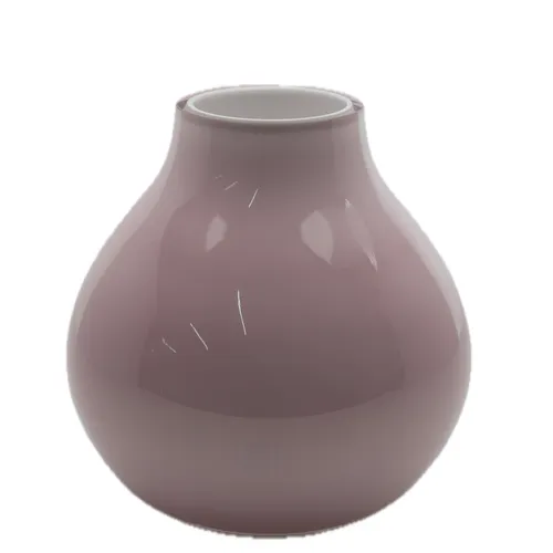 Pale Pink Glass Vase