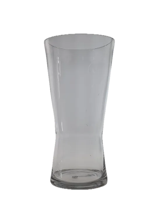 Empire Waist Clear Glass Vase