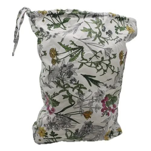 Flower Motif Fabric Garden Bag