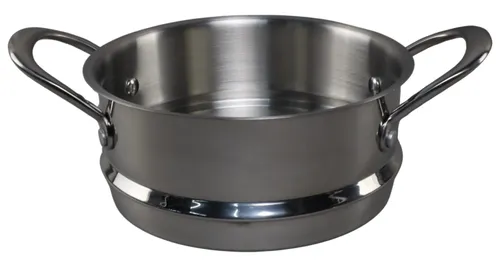 Bushed Steel Steamer Pot Insert