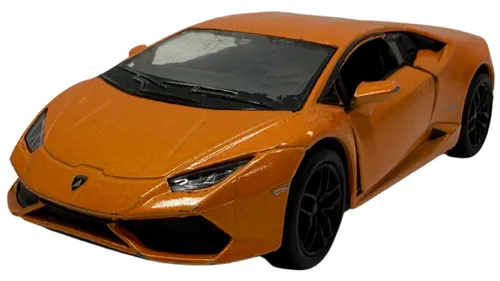 Orange Metal Sports Car Model