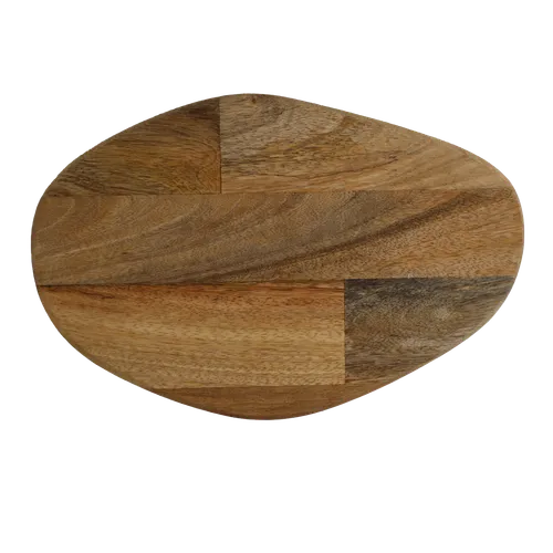 Wood Tile Pebble Cutting Board