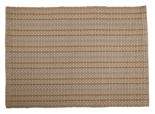 Beige & Brown & Grey Stripe Placemat