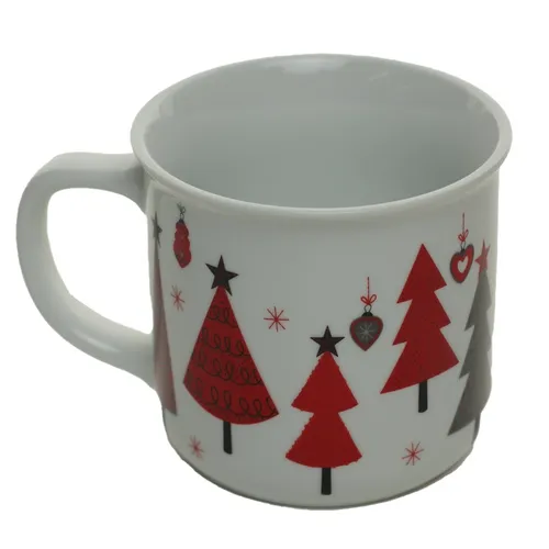 Red Christmas Tree Farm Mug