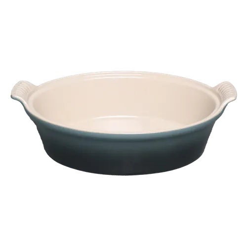 Blue Gradient Oval Casserole Dish