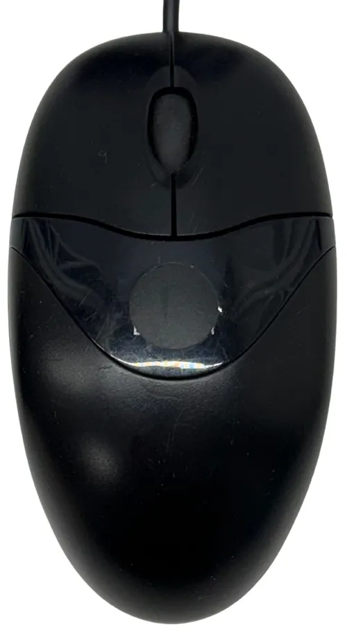Black Wired Computer Mouse