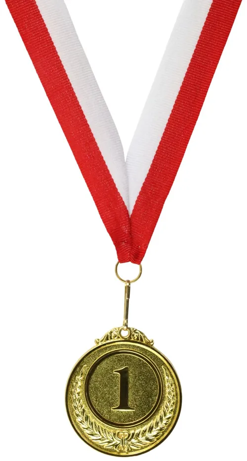 Award Medal On Ribbon - B