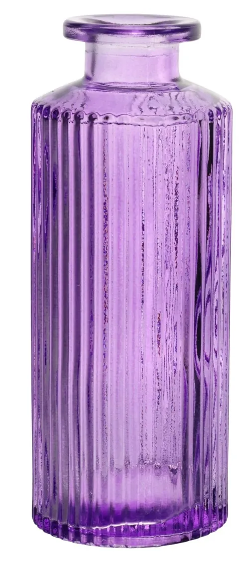 Purple Clear Glass Vase Collection - F