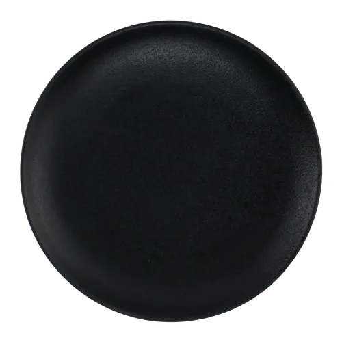 Hammered Black Dessert Plate