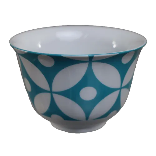 Comic Book Blue & White Patterned Small Bowl