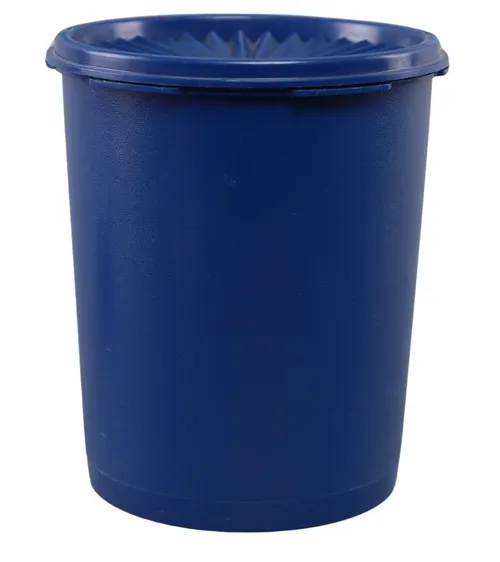 Navy Blue Heritage Plastic Storage Container