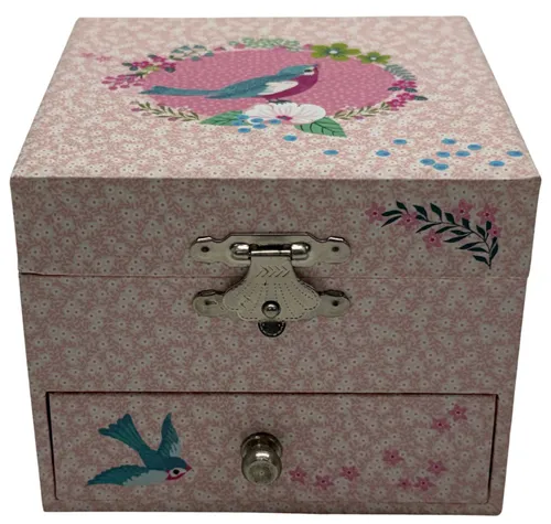 Pink Bird Music Box