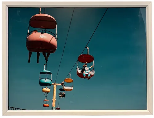 Sky Glider In White Frame