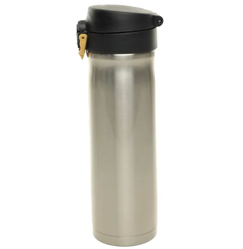 Smokey Silver Metal Thermos