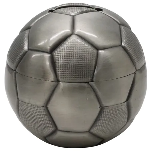 Metal Soccer Ball Bank