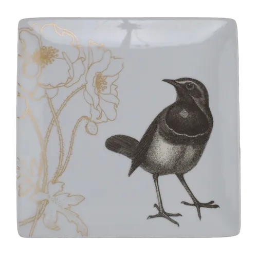 Square Turning Bird Side Plate