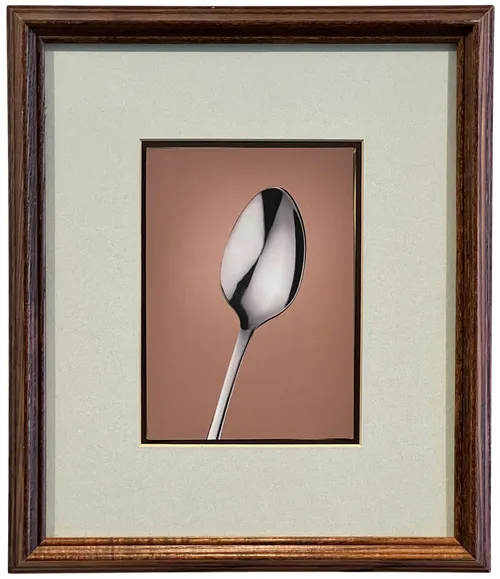 Spoon In Wood Frame