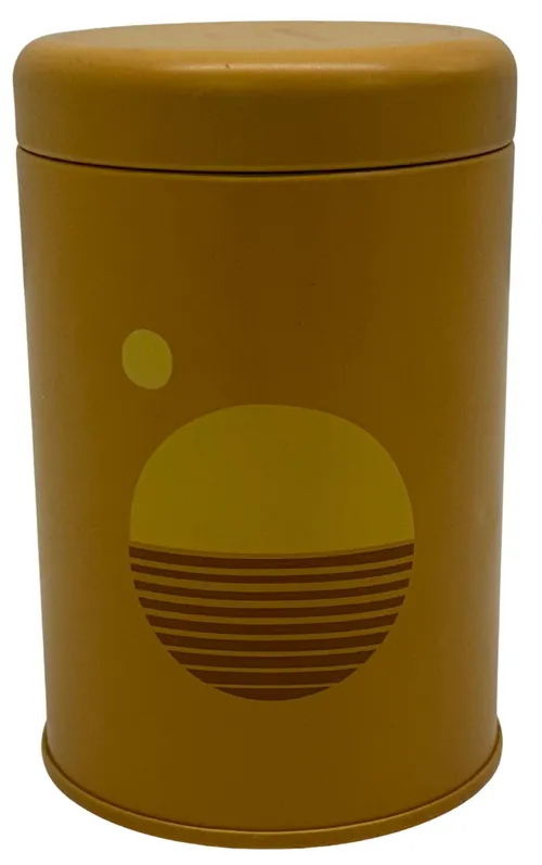 Yellow Tin Sunset Candle