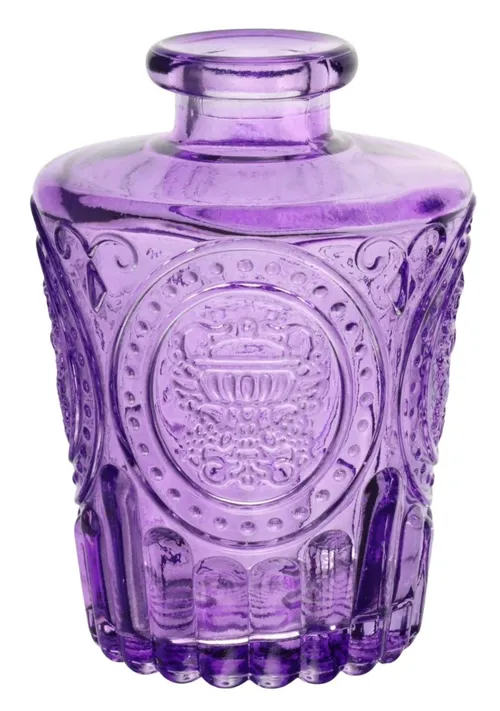 Purple Clear Glass Vase Collection - W