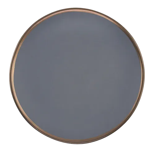 Carolina Blue With Gold Rim Side Plate