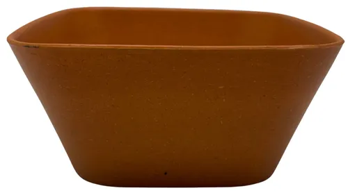 Orange Bamboo Serving Bowl