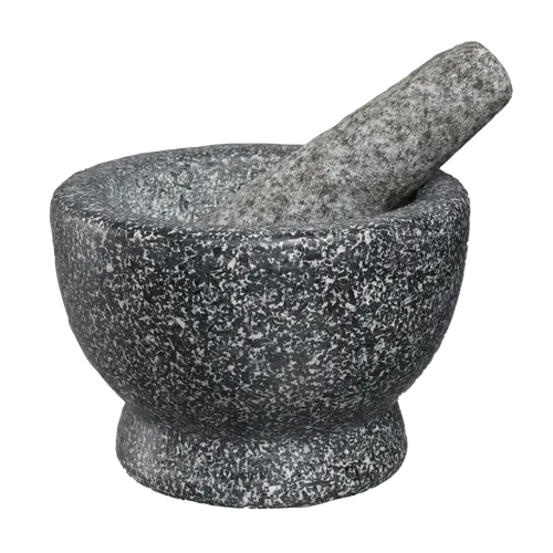 Natural Granite Mortar & Pestle