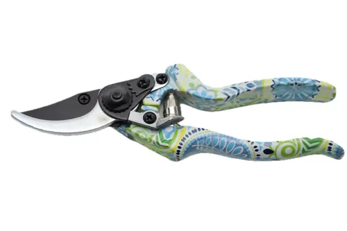 Blue & Yellow Pattern Gardening Shears