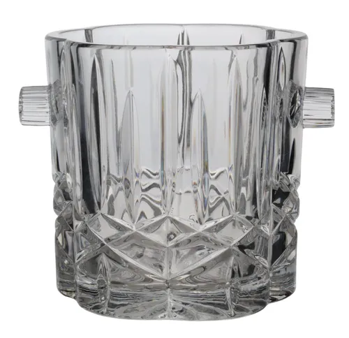 Etched Crystal Ice Bucket