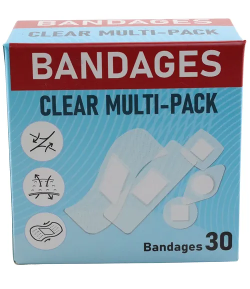 Generic Clear Multi Pack Bandages Box