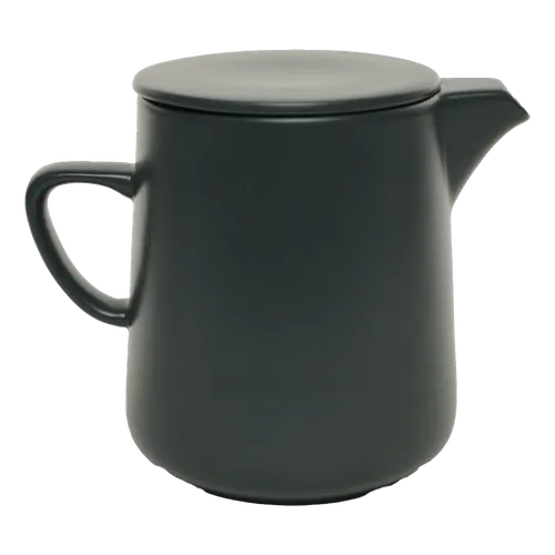 Grey Graphite Ceramic Teapot