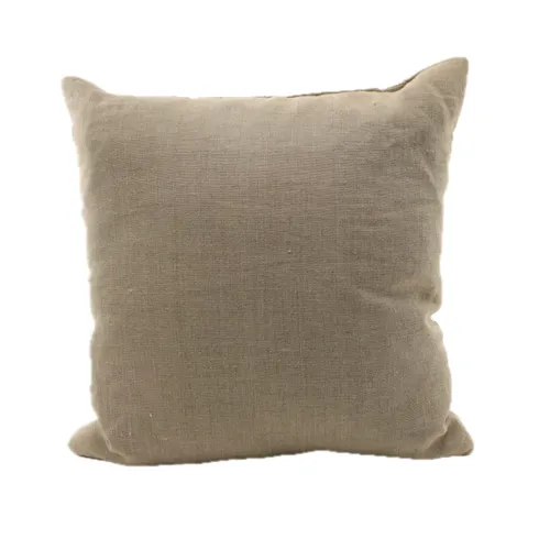 Beige With Grey & Teal Modern Zig Zag Throw Pillow