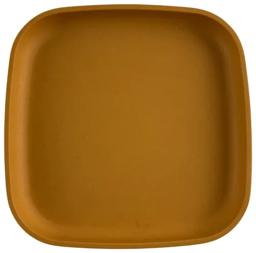 Ochre Bamboo Square Plate