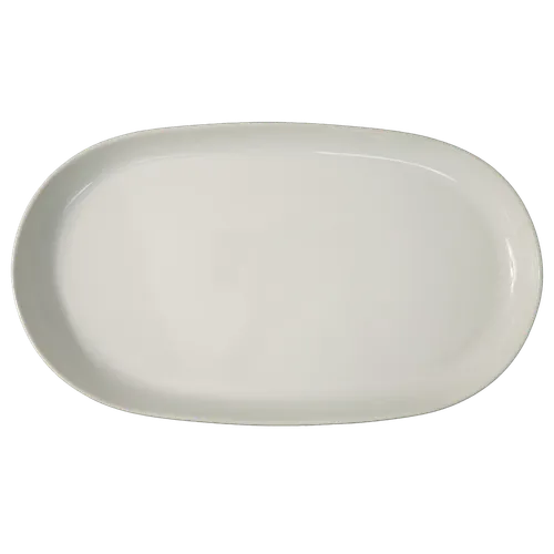 Large White Ceramic Oval Platter