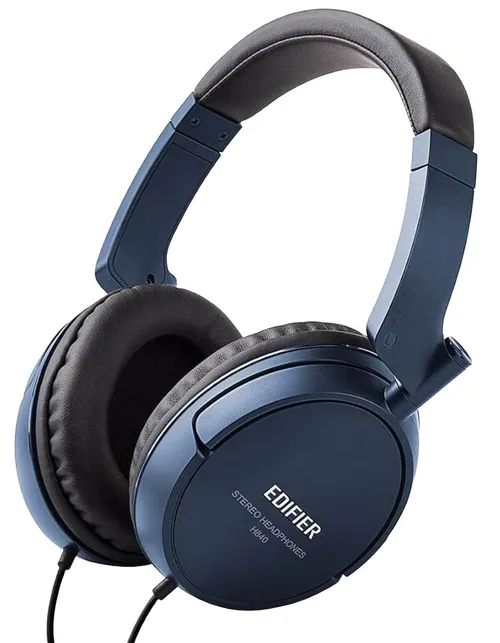 Navy Blue Over Ear Headphones
