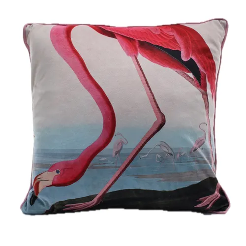 Pink Flamingo Throw Pillow