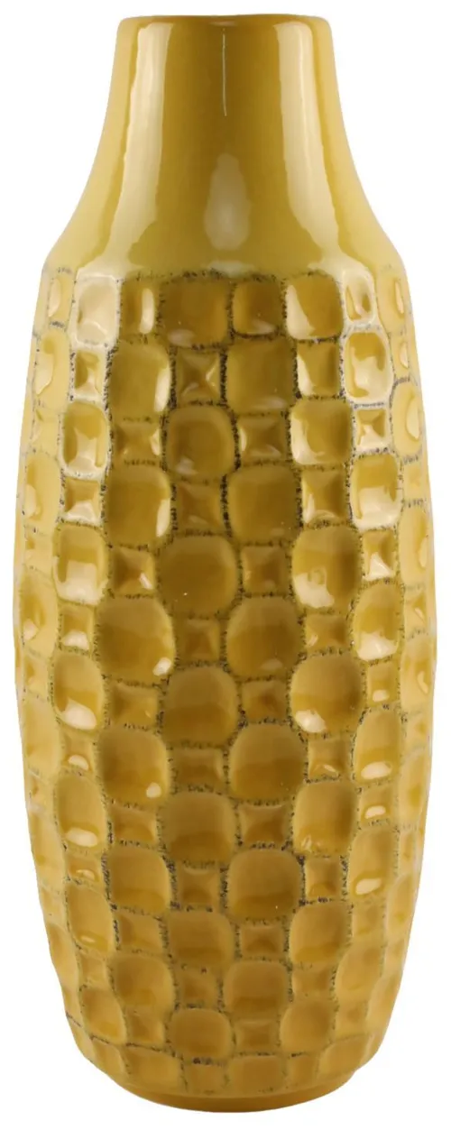 Mustard Yellow Ceramic Vase